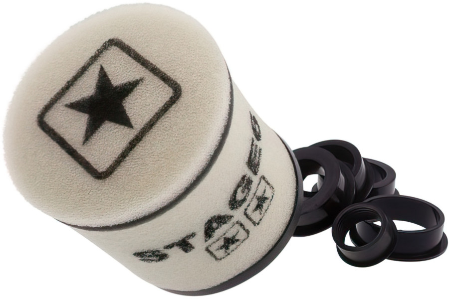 Racingluftfilter STAGE6 Double-Layer klein Airbox Weiss 28/35/42/45/49/55MM Anschluss