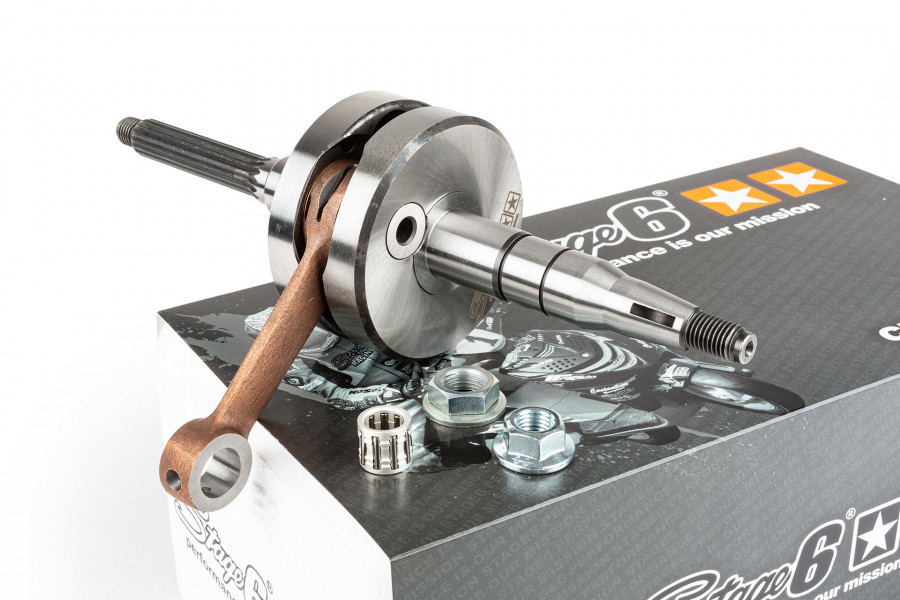 Kurbelwelle Stage6 HPC MK2 80MM-Pleul / 10MM-Kolbenbolzen Minarelli Liegend