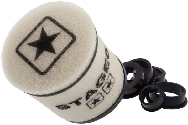 Racingluftfilter STAGE6 Double-Layer klein Airbox Weiss 28/35/42/45/49/55MM Anschluss
