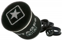 Racingluftfilter STAGE6 Double-Layer klein AIirbox Schwarz